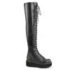 DemoniaCult - EMILY375 Overknee boots - Black Product image